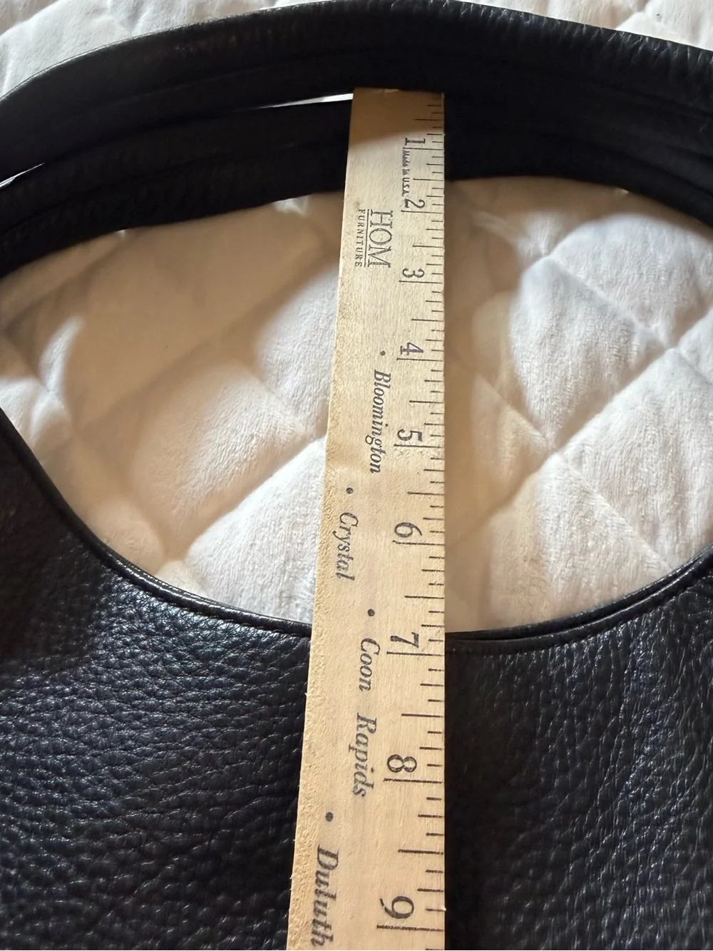Michael Kors Austin Black Pebbled Leather Hobo Shoulder Bag Purse